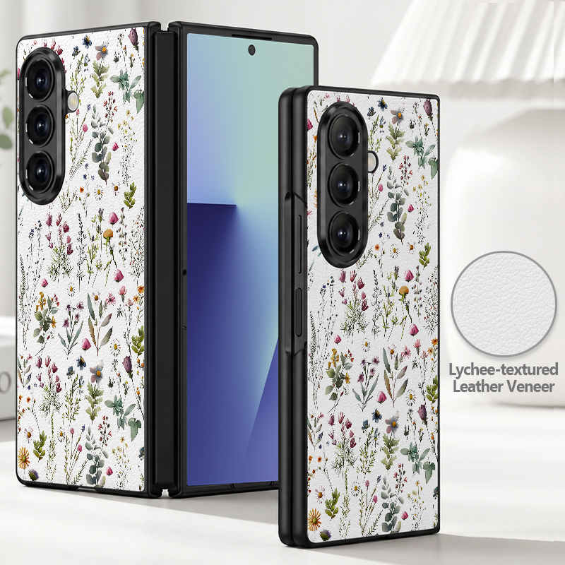 Phone Cases Z Fold 5 - Funda de cuero PU para teléfono