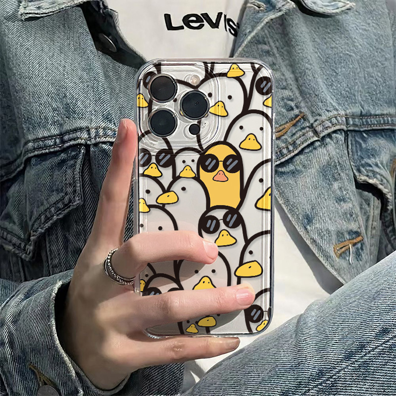 Cute Cartoon Case - Funda bonita de pato de dibujos