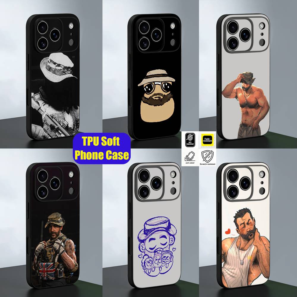 Phone Cases Price - Funda de Silicona Negra Personalizada para