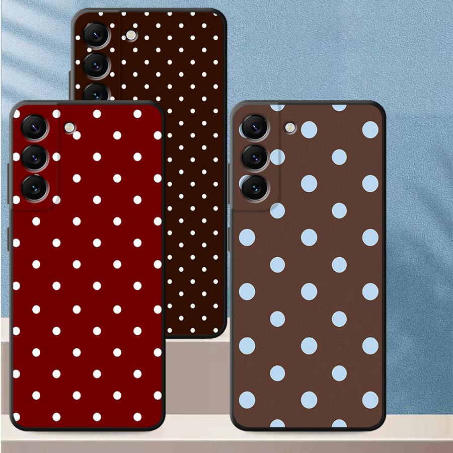Phone Cases Polka Dot - Funda Retro con Puntos para Samsung