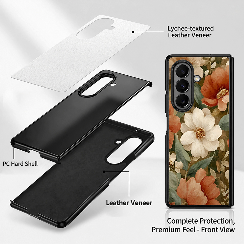 Funda de cuero PU para teléfon - Phone Cases Z Fold 5 reseña y precio