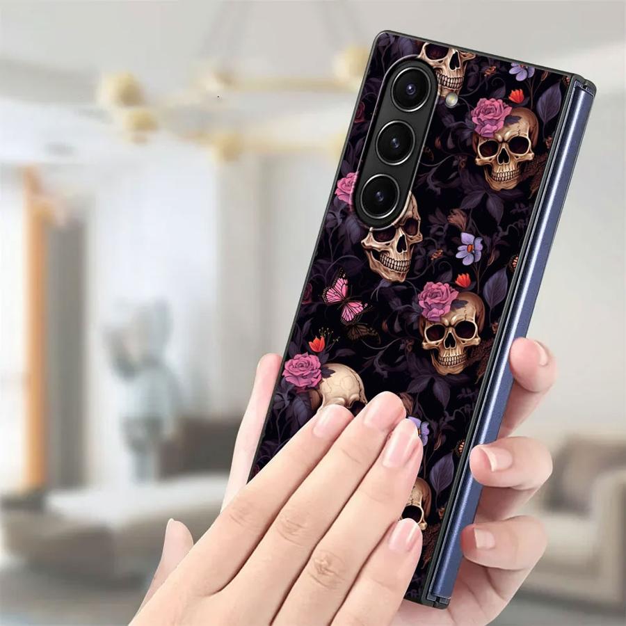Funda con diseño de calavera p - Phone Cases Z Fold 5 reseña y precio