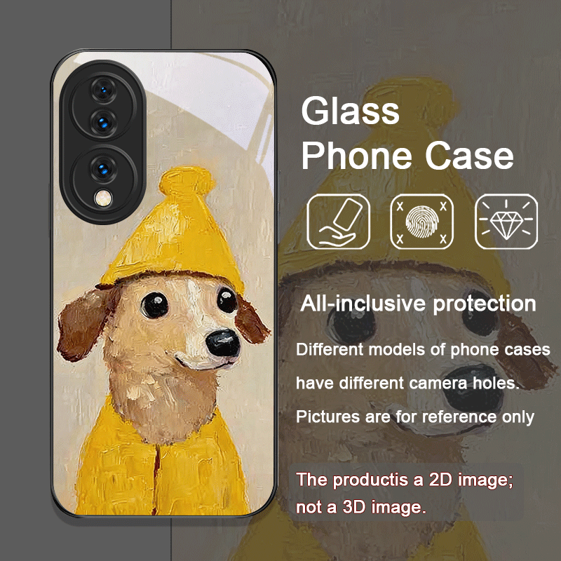 Funda de Teléfono de Vidrio Te - Phone Cases Yellow reseña y precio