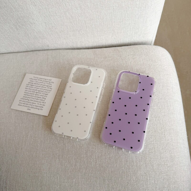 Funda de Teléfono Coreana con  - Phone Cases Polka Dot reseña y precio