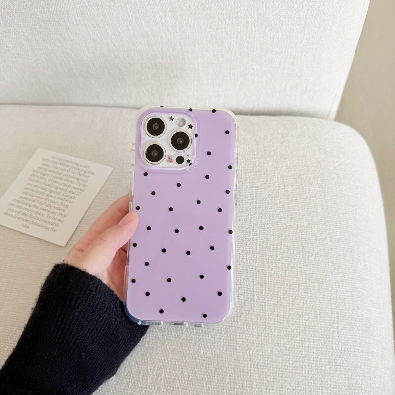 Funda de Teléfono Coreana con  - Phone Cases Polka Dot reseña y precio