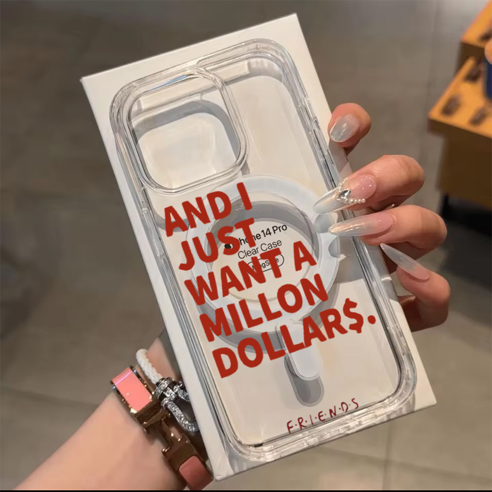 Funda con frases abstractas a  - Phone Cases Clear reseña y precio
