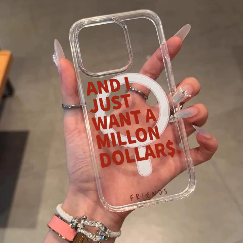 Funda con frases abstractas a  - Phone Cases Clear reseña y precio